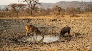 ଶୋଷିଲା ଜଙ୍ଗଲ : ପାଣି ଟୋପାଏ ପାଇଁ ବାଉଳା ବନ୍ୟଜନ୍ତୁ ଶୋଷିଲା ଜଙ୍ଗଲ : ପାଣି ଟୋପାଏ ପାଇଁ ବାଉଳା ବନ୍ୟଜନ୍ତୁ