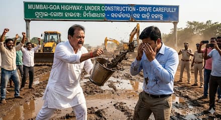 କାଦୁଅ ଫିଙ୍ଗିଲେ, ଜେଲ୍ ଗଲେ : ଇଞ୍ଜିନିୟରଙ୍କୁ ଅପମାନ ପଡ଼ିଲା ମହଙ୍ଗା, ବିଧାୟକ ନୀତେଶ ରାଣେଙ୍କୁ ୧ ମାସ ସଜା କାଦୁଅ ଫିଙ୍ଗିଲେ, ଜେଲ୍ ଗଲେ : ଇଞ୍ଜିନିୟରଙ୍କୁ ଅପମାନ ପଡ଼ିଲା ମହଙ୍ଗା, ବିଧାୟକ ନୀତେଶ ରାଣେଙ୍କୁ ୧ ମାସ ସଜା