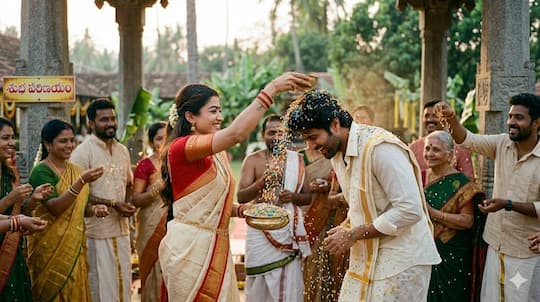 ବିଜୟ-ରଶ୍ମିକାଙ୍କ ଗ୍ରାଣ୍ଡ ୱେଡିଂ: ମେକଅପ୍ ପାଇଁ ମାତ୍ର 40 ମିନିଟ୍, ସୋସିଆଲ ମିଡିଆରେ ହଲଚଲ୍! ବିଜୟ-ରଶ୍ମିକାଙ୍କ ଗ୍ରାଣ୍ଡ ୱେଡିଂ: ମେକଅପ୍ ପାଇଁ ମାତ୍ର 40 ମିନିଟ୍, ସୋସିଆଲ ମିଡିଆରେ ହଲଚଲ୍!