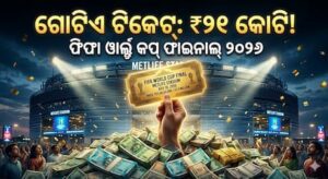 ଫିଫା ୱାର୍ଲ୍ଡ କପ୍ ଫାଇନାଲ : ଗୋଟିଏ ଟିକେଟ୍ ଦାମ୍ ୨୧ କୋଟି, ହୋସ୍ ଉଡ଼ାଇଲାଣି ଫୁଟବଲ କ୍ରେଜ୍