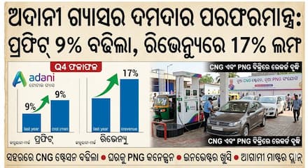 ଅଦାନୀ ଗ୍ୟାସର ଦମଦାର ପରଫରମାନ୍ସ: ପ୍ରଫିଟ୍‌ 9% ବଢିଲା, ରିଭେନ୍ୟୁରେ 17% ଲମ୍ଫ