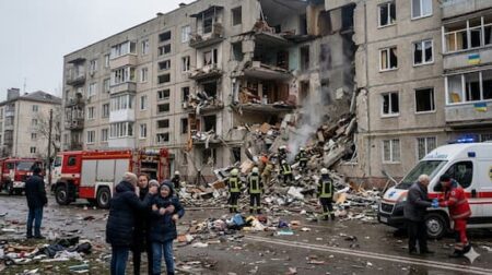 ରୁଷର ମିସାଇଲ ମାଡ଼: ରକ୍ତରଂଜିତ ୟୁକ୍ରେନ, ୧୬ ମୃତ